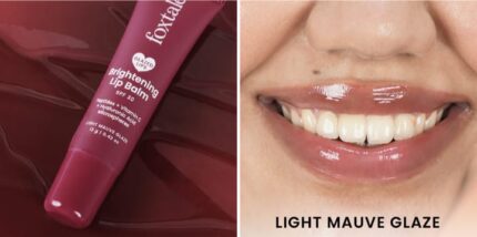 Light Mauve Glaze Foxtale Brightening Lip Balm With Peptides + Vitamin C