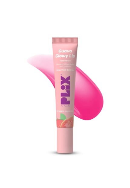 Plix Guava Glowy Lip Tinted Balm with SPF 30