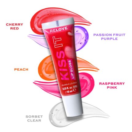Revolution Beauty Relove Kiss It Lip Gloss| Shade: Raspberry Pink