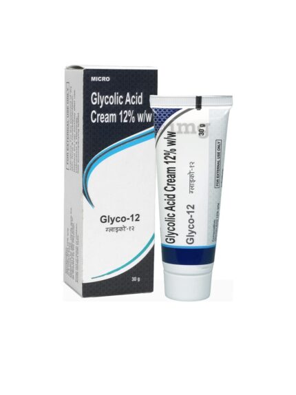 Glyco-12 Glycolic Acid 12% Cream For Dry Skin, Acne & Hyperpigmentation