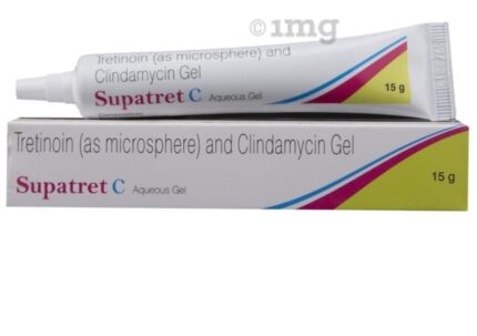 Supatret C Aqueous Gel Clindamycin (1% w/w) + Tretinoin (0.04% w/w)